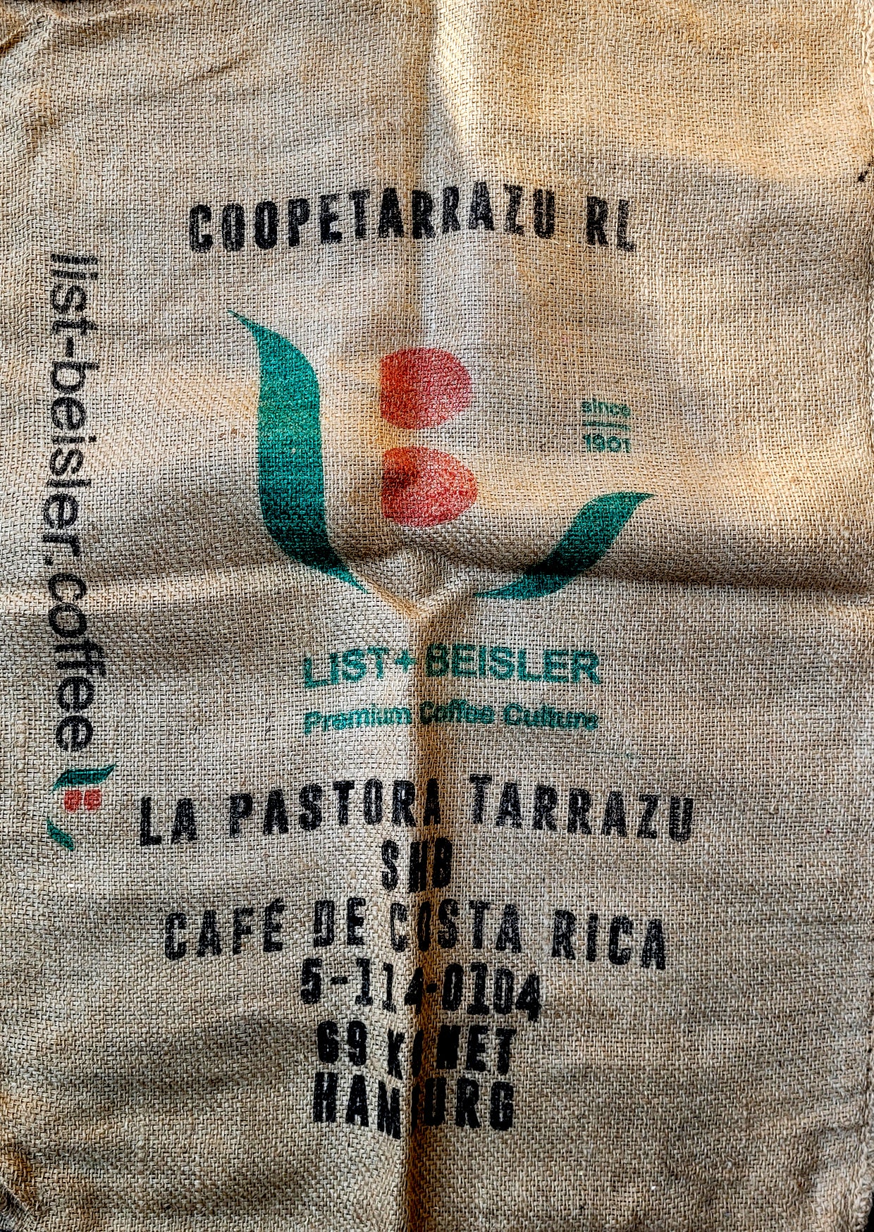 Original Kaffeesäcke aus Jute