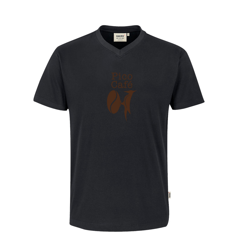 Pico Café Gents V Neck T-Shirt: Classic Komfort