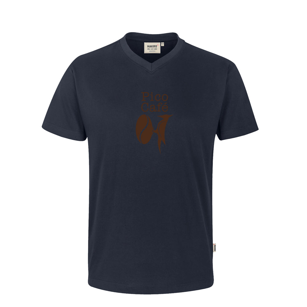 Pico Café Gents V Neck T-Shirt: Classic Komfort