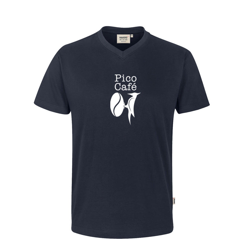 Pico Café Gents V Neck T-Shirt: Classic Komfort