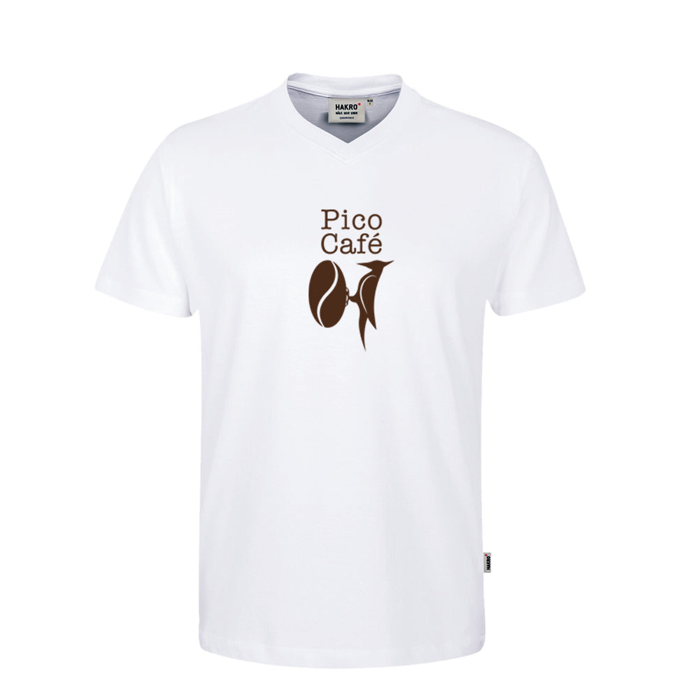 Pico Café Gents V Neck T-Shirt: Classic Komfort